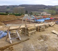 Construction toboggan à béton