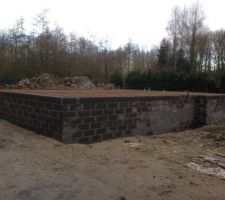 Préparation pour la dalle