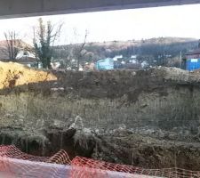 Suite terrassement piscine