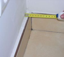 Les murs sont bien perpendiculaires entre eux... enfin presque.