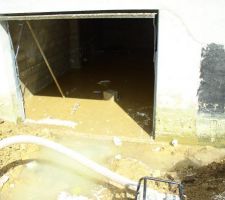 Etat du sous sol après la vidange