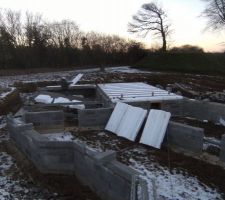 D&eacute;but pose du plancher