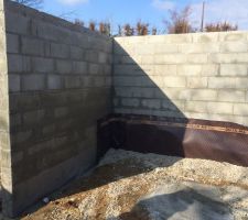 Mur de sout&egrave;nement terrasse