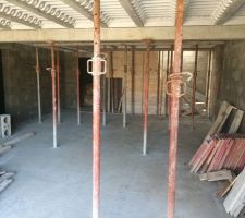 Le garage, pas de poteau au milieu, on rentrera facile.