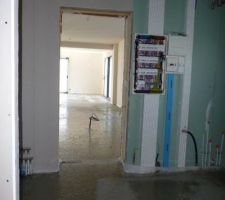 Chape liquide fraîchement coulée !