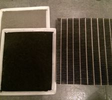 L'état des filtres de ma VMC double flux après un an d'utilisation.