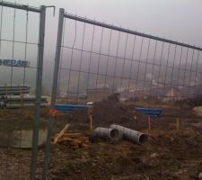 Terrain en cours de viabilisation