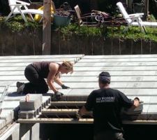 Pose plancher poutrelle hourdi
