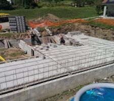 Pose plancher poutrelle hourdi