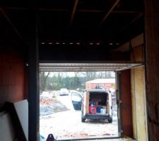 Garage (vue de la cuisine)