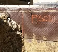 Arrivée réseau piscine