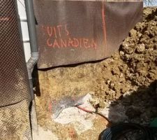 Arrivée réseau puit canadien hydraulique