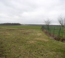 La partie en triangle qui nous servira de potag&eacute;