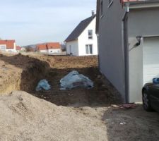 Vue nord sur le 2ème garage qui sera fait dans quelques années ;) !!!