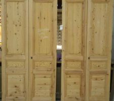 Placard ancien 19&Atilde;&uml;me si&Atilde;&uml;cle en pin