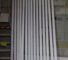 1ère couche de peinture sur les chambranles