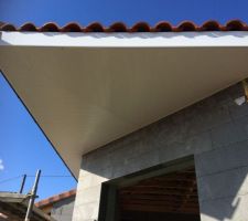 Dessous de toit terminé