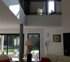 S&eacute;jour et mezzanine