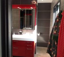 SDB parental se trouvant derri&egrave;re la chambre