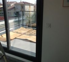 Terrasse sur entr&eacute;e