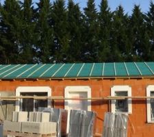 Pose de l'&eacute;cran sous toiture