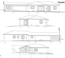 Plan définitif -  facades