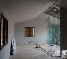 Vue sur la chambre parentale