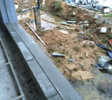 Seuil de coulissant 3 vantaux