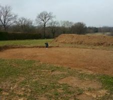 10 Mars 2015 \ d&eacute;but du terrassement