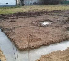 Debut des fondations le 13 f&eacute;vrier 2015