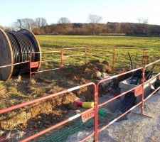 D&eacute;but des travaux gaz/elec/tel