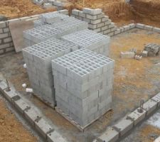 &Eacute;l&eacute;vation mur cave et vide sanitaire