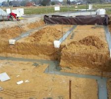 Les fondations coulées