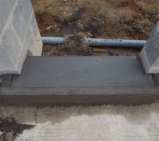 Pose des seuils et des appuis de fen&ecirc;tre