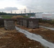 Livraison des mat&eacute;riaux pour le vide sanitaire