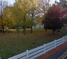 Vu du terrain dans son ensemble