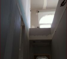 Emplacement du futur escalier.