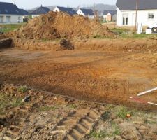 Terrassement en cours