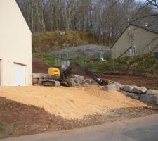 Terrassement fin de chantier