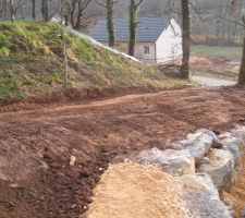 Terrassement fin de chantier