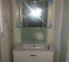 Montage meuble   miroir salle d'eau