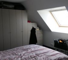 Notre chambre et mon côté de dressing