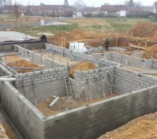 Fin de l'élévation du vide sanitaire