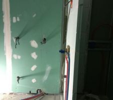 Renfort pour cloison carreau de plâtre
