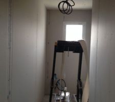 Cloisons cellier terminés