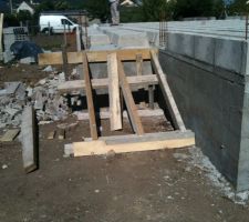 Mon futur escalier en pr&eacute;paration