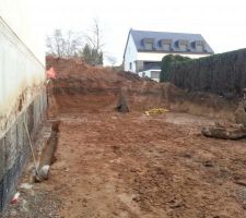 Fin de l'excavation