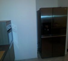 La cuisine, manque que les plinthes   notre lave vaisselle actuelle!!