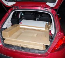 Le retour d'IKEA avec la cuisine.