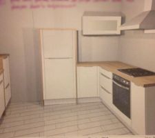 Plan 2, vue sur le renfoncement (actuel zone de cuisson).